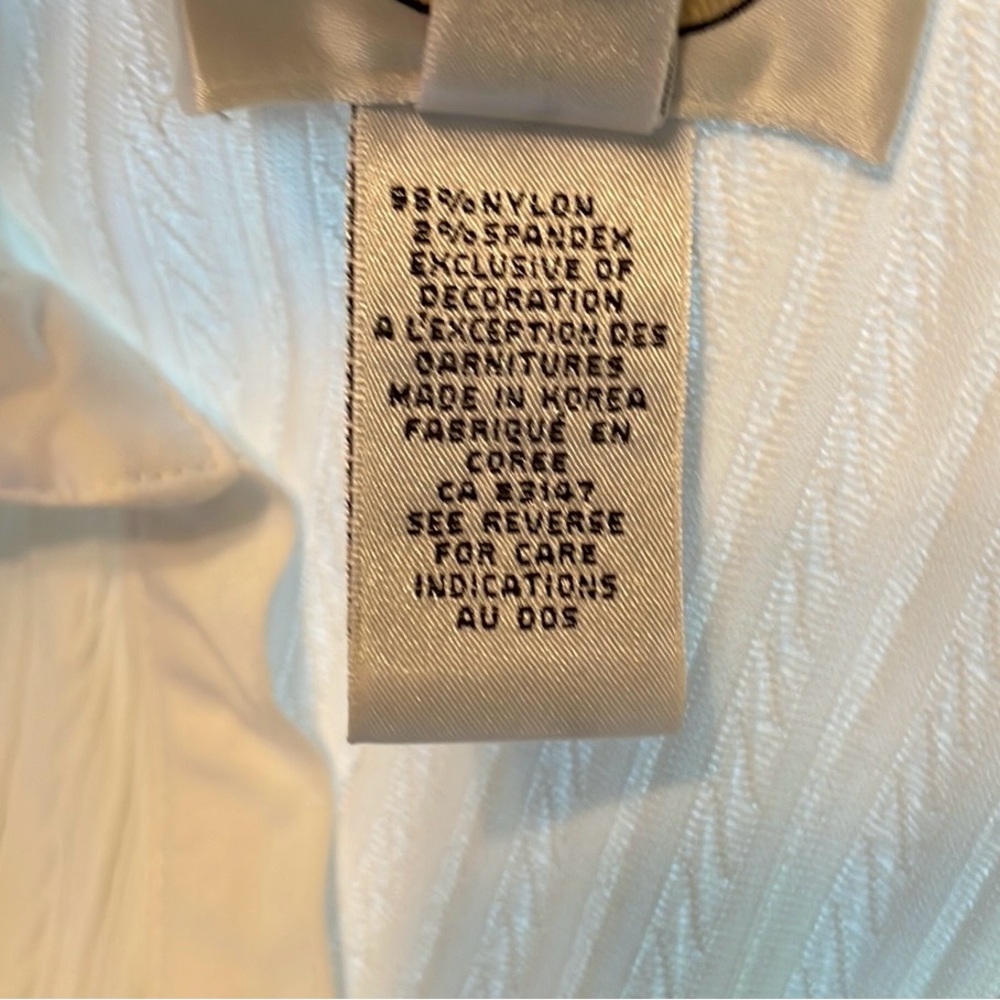 Talbotstextured Split Neck Spread Collar Shirt Si… - image 6